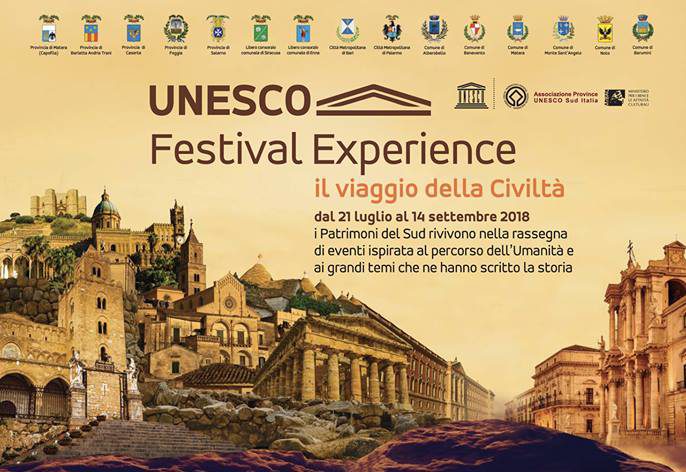 Risultati immagini per UNESCO, ARRIVA IN CAMPANIA IL PROGETTO CHE METTE IN RETE 5 REGIONI SUD ITALIA